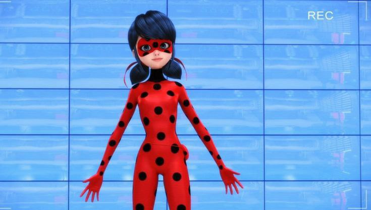 marinette posing for the camera